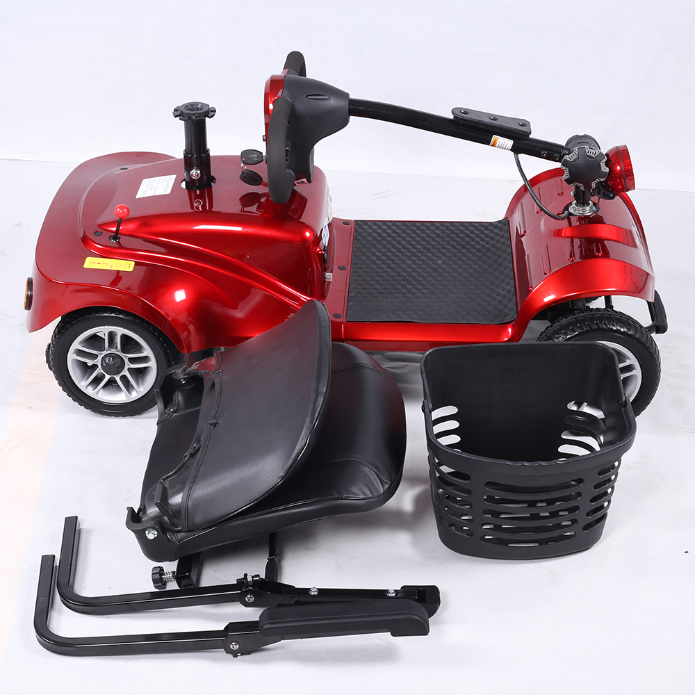 4 wheel electric mobility scooter 24v 250w for handicapped