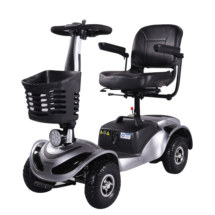 4 wheel handicapped electric mobility scooter for old people