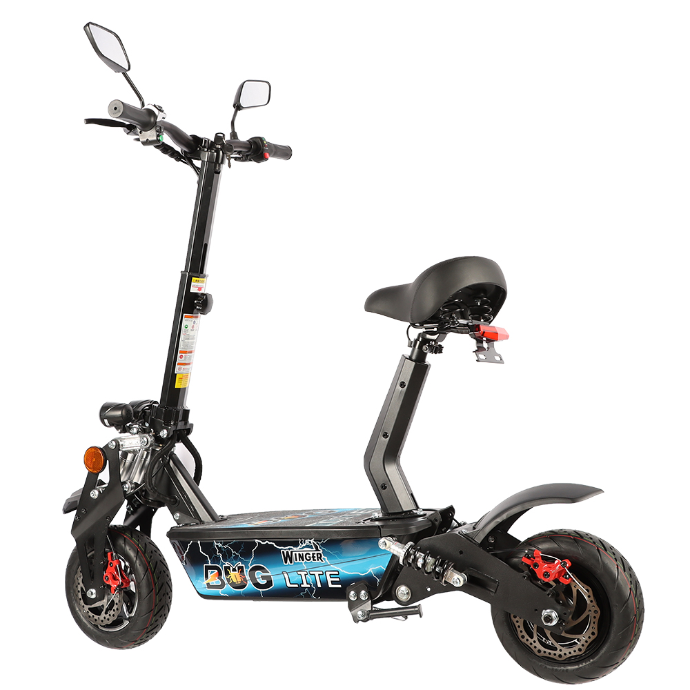 WINGER BUG LITE off road 48v 12ah electric scooter with 1600w hub motor