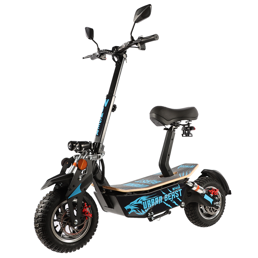 Winger URBAN BEAST electric scooter 50km/h with 2 front led lights