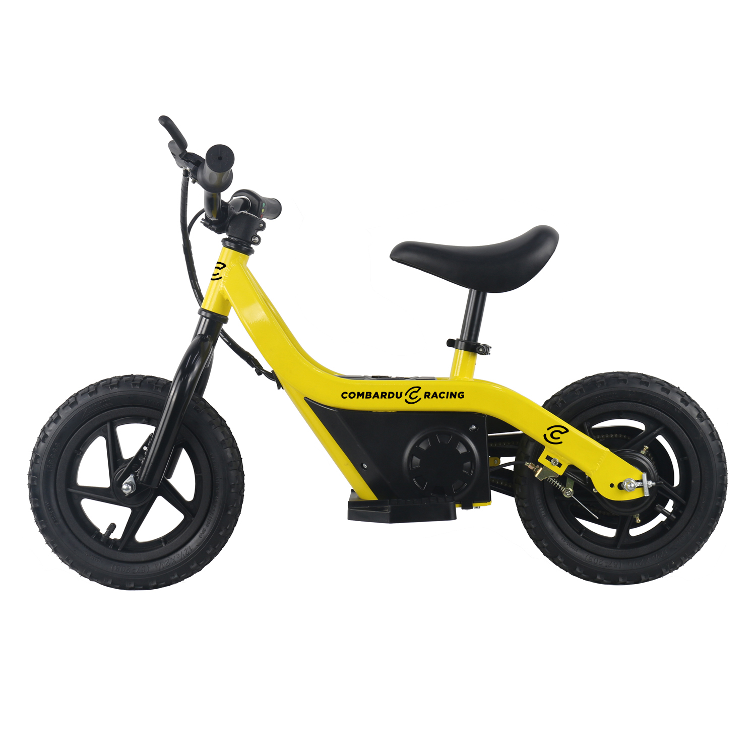 100W 24V 12 inch Children No Pedal Bicycle, Electric Powered Kids Baby self carbon mini Balance Bike