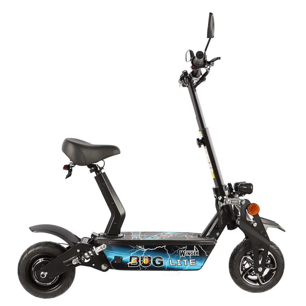 WINGER BUG LITE off road 48v 12ah electric scooter with 1600w hub motor