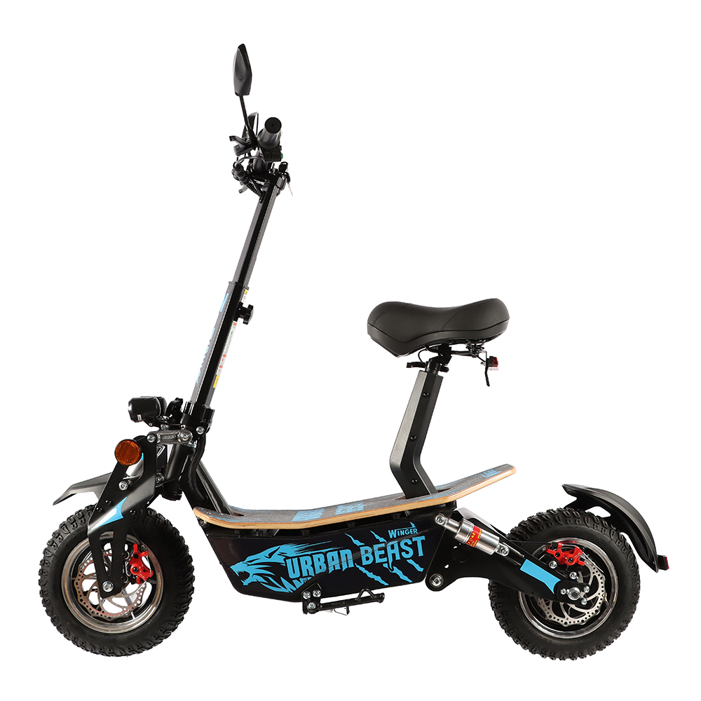 Winger URBAN BEAST electric scooter 50km/h with 2 front led lights