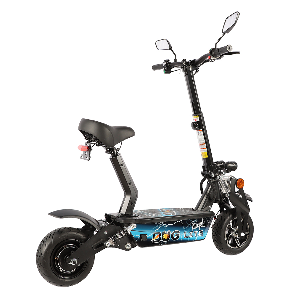 WINGER BUG LITE off road 48v 12ah electric scooter with 1600w hub motor