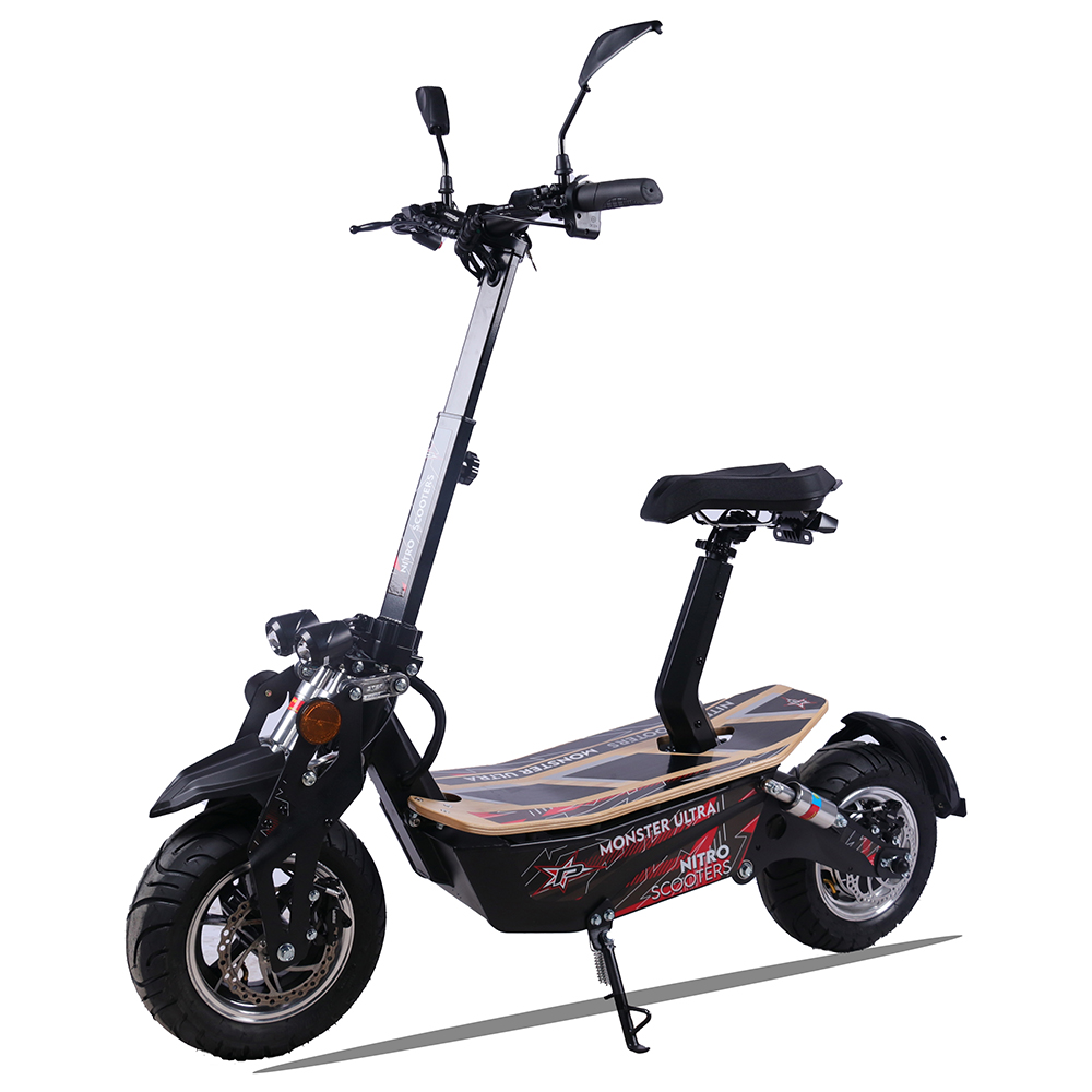 1600W Hub Motor No Chain Drive Electric Scooter for Sale