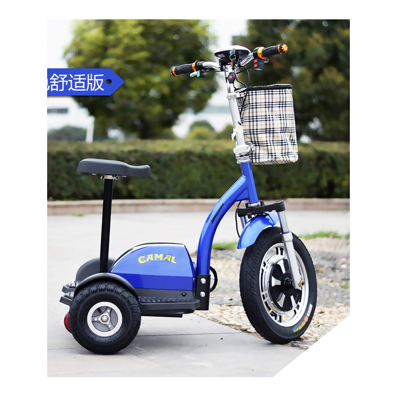 Motorized Tricycles 500W Foldable Electric 3 Wheel Zappy Scooter for Disabled