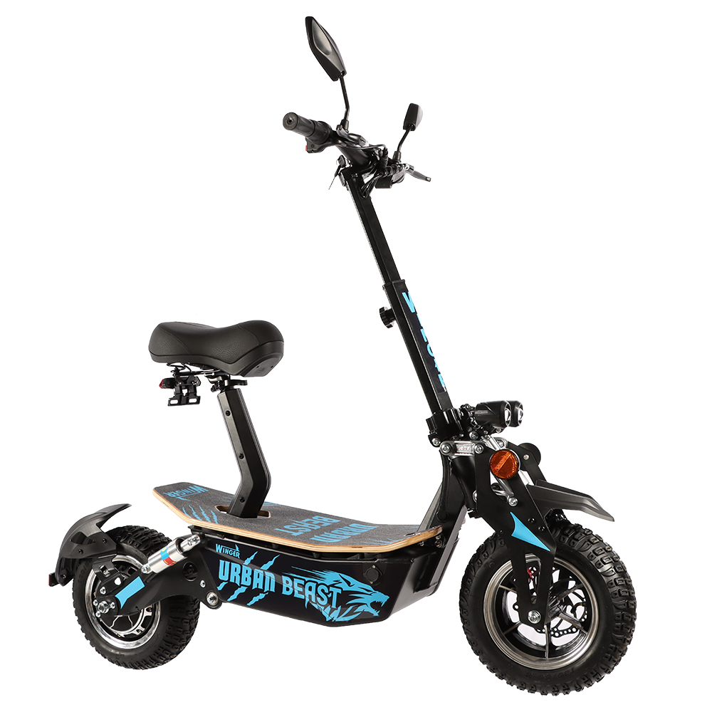 Winger URBAN BEAST electric scooter 50km/h with 2 front led lights