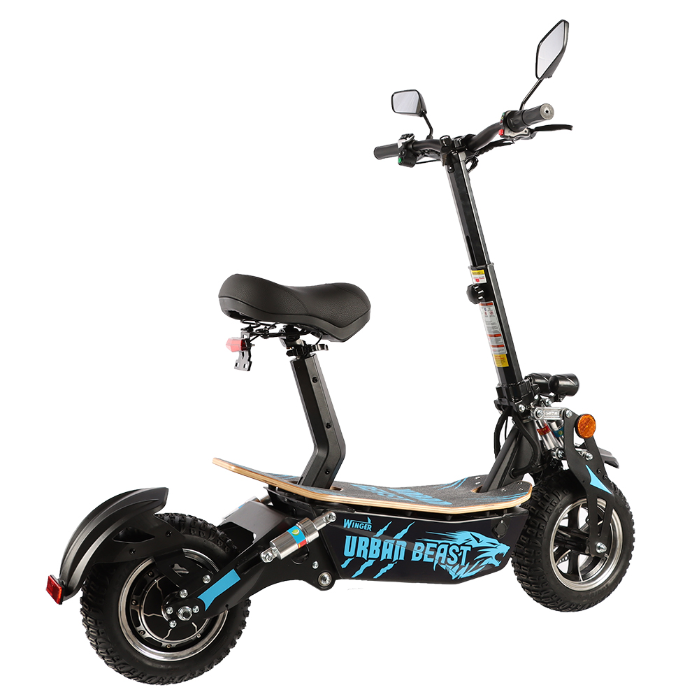 Winger URBAN BEAST electric scooter 50km/h with 2 front led lights