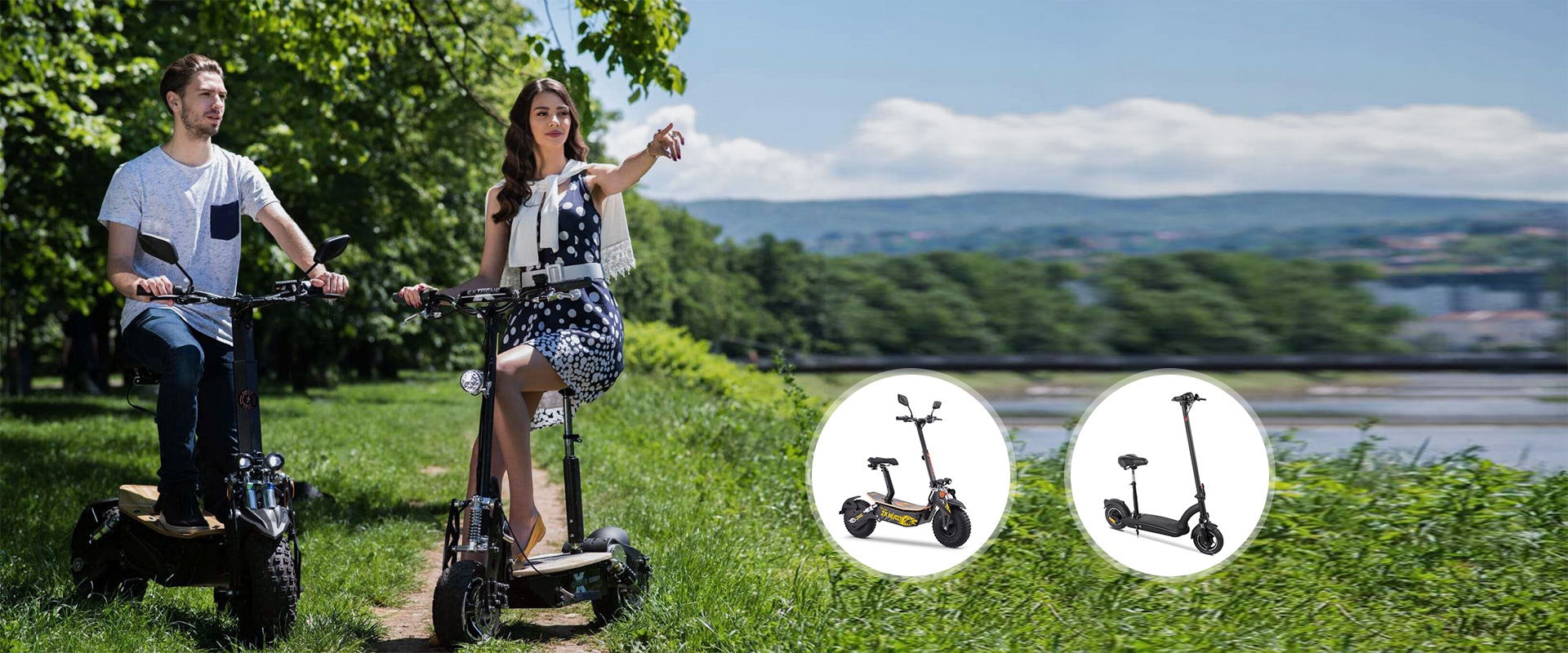 Feeling the convenience of electric mobility scooter