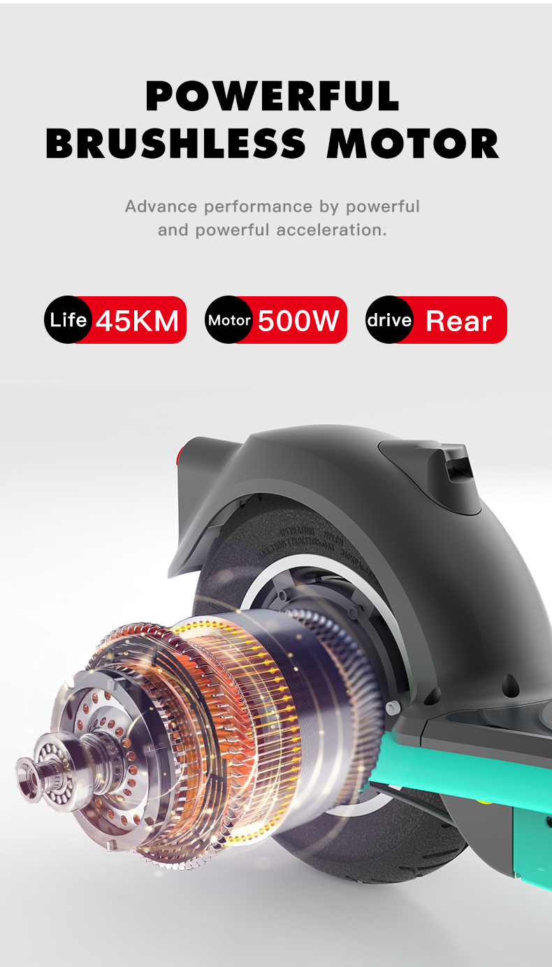 Brushless motor scooter