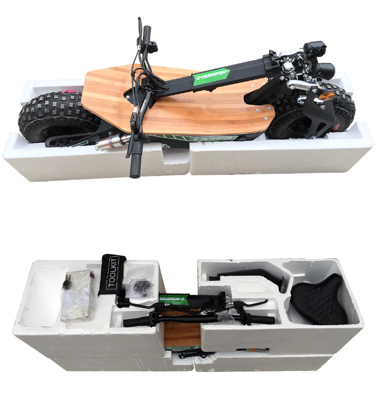 scooter foam packing